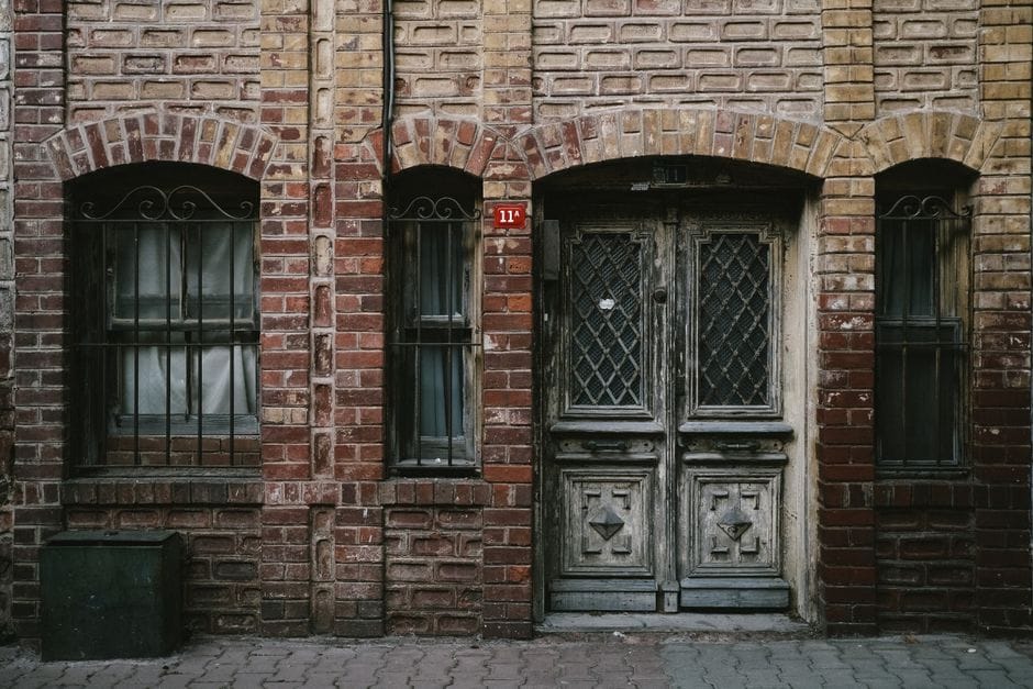 french door with side windows