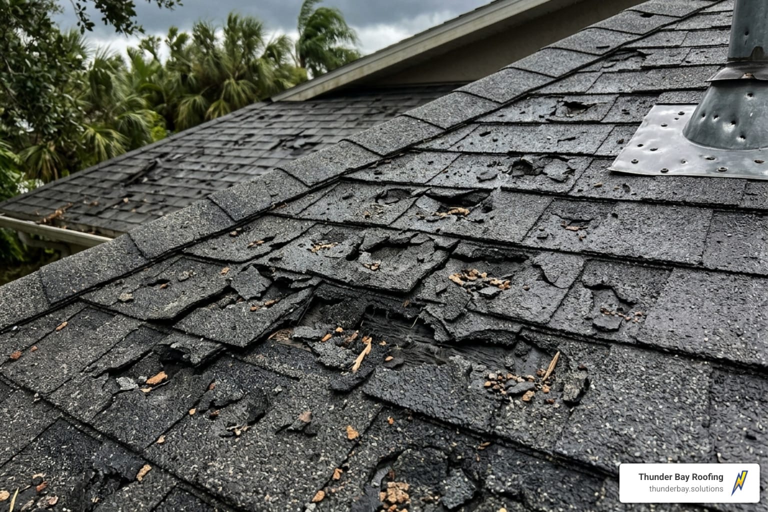 hail damage roof